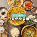 경주 황리단길 먹거리 맛집 고유한우국밥 아침식사 혼밥 후기