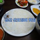 [진주 금산 맛집] 진주시 금산면 금산 산 오징어 횟집 여기 회 잘하네~