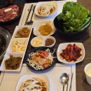 늘푸른장 | 묘적사계곡맛집 반려견 운동장있는 늘푸른정원 돼지갈비 후기