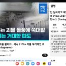 시속 215km 괴물 돌풍에 쑥대밭 차들 덮치는 거대한 파도 이미지