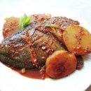 가자미조림 생선조림 양념장 맛깔나는 가자미요리 이미지