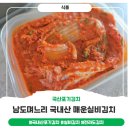 세 며느리식품 | [식품]찐 매운맛 남도며느리 실비김치!