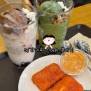 커피마루아이스크림24 | 📍메가커피 신메뉴 뿌시기(와앙 핫 치즈스틱/팥빙 젤라또 파르페/말차 젤라또 팥빙 파르페) ft.구멍가게24
