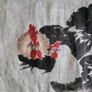 ★ 雲甫 金基昶(1913~2001) 丙辰佳日 1976年 作 夫婦 H43 W65 紙本墨彩 이미지