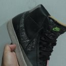 세탁매니아 | 나이키 블레이저 미드77 빈티지 세탁시 '스펀지 혀 설포' 찢어짐 주의! 혼방 소재 클리닝 사례