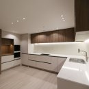 (주)다빈치디자인스페이스 | 광화문 스페이스본 58평 인테리어, 시선이 머무는 와우 포인트, 월넛/그레이지 [한샘 방배대리점]