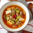 돼지고기 애호박찌개 끓이는법 고추장찌개 만들기 따뜻한 국물요리 이미지