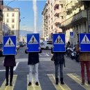 횡단보도 표지판 이미지