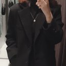 데일리 패딩 울 jk (블랙)