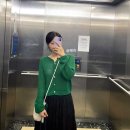 망고매니플리즈 Net summer cardigan 내추럴&amp;그린 후기(+착용사진)