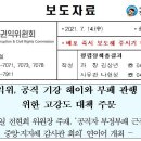 권익위, 공직기강 해이 잡는다…현장점검·실태조사에 '무관용 원칙' 이미지