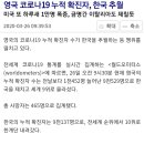 영국 코로나19 누적 확진자, 한국 추월 이미지