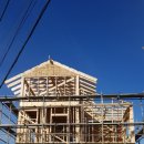 골조 13일차(ROOF-CEILING CONSTRUCTION(지붕작업), 합판시팅, 비계설비 보완, 전기작업(외주), 기와입고외) 이미지