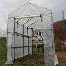 조립식 소형 비닐하우스 소형온실 텃밭만들기 옥상 정원 소형식물원 작은정원 창고 선반형 고추 다육이 이미지
