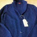 barena/navy houndtooth wool jacket/48 이미지