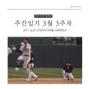 3/23 주간일기 위즈의 야구를 시작하자