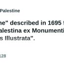 &#34;Palestine&#34; described in 1695 from the book &#34;Palestina&#34; 이미지