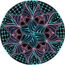 (병행) 컬러젠탱글(펜으로 그리는 패턴아트+컬러) | 드로잉테라피 패턴아트 패턴페이퍼12 100%인증 꼼지락덕후 후기