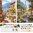 그림愛 유화 그리기 | Paint by Numbers Kits 캔버스 컬러링 유화 그림 그리기 취미 아마존 구매후기!
