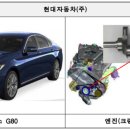 현대자동차 제네시스 G80과 아이오닉 결함리콜 이미지