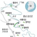 '비단강'에 바짝 붙은 오솔길… 봄의 절정을 찾아서 금강/금산 이미지