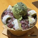CU원천주공점 | 아주대 카페 빙수 파는곳 커피다움 녹차빙수 후기(메뉴판)