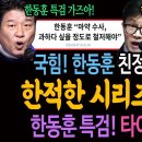 국힘! 한동훈 체제 완성? 한동훈의 적은 한동훈! '한적한 시리즈'의 서막!ㅋ / 한동훈 특검! 타이밍 잡는다! 이미지