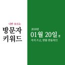 1월 20일 방문자 상승 키워드 300여개 모두 공개!