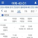 제 5회 건강관리협회장배 배드민턴 대회 대진표 및 시간표 이미지