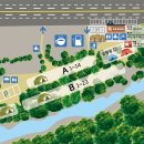 폭포가 있는 캠핑장 이미지