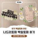 나드리장식 | 흔하지 않은 아기 백일토퍼 추천 나드리토퍼 후기