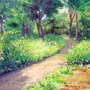 즐거운 유화 이미지