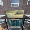 올리고365성동지사 | 건물입구 복층렉산 캐노피 제작 설치 시공 업체