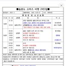청하초등학교 2023년 봄소풍(울릉도2박3일)일정표 이미지
