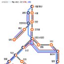 새마을/KTX 특실 서비스 구간 안내도 이미지