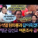 원희룡이 종점변경하자 했다 윤석열이 미안하고 고마워한다 feat. 김선교 입 이미지