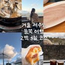 나른한 당근 | 겨울 제주도 동쪽 여행, 꽉 찬! 2박 3일 코스 추천 - 2일차(강민경 투어, 각지불, 블루보틀, 조천수산...
