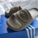 4772 | 아디다스슬리퍼 캠퍼스00S슬라이드 베이지,이쁜데발볼큼(사이즈구매팁,착샷JR4772)