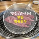[부산/연산동] 연일 명품한우 방문 후기
