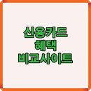 NICE신용정보 노동조합 | 국내 신용카드 혜택 비교 사이트 총정리 (2025판)