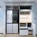 가음정로-1 | 창원 센텀 푸르지오 김치냉장고장 홈카페장 리폼 시공후기 (멀티오븐장, 밥솥장)