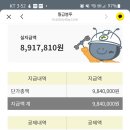 노가다 5~9월 월급봉투 이미지