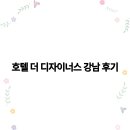 호텔 더 디자이너스 강남 후기 2025년 트렌드와 함께하는 최고의 숙박 경험