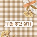 초등학력인정 문해교육(2단계) | [기록하는 삶]-11월 첫째 주 주간 일기-가을의 끝자락