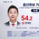 장예찬 지역구 가상대결 이미지