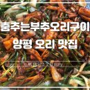 춤추는부추오리구이