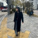 너비울 | [헬레네파리스] 울 피크드 칼라 맥시 코트 - 블랙 후기