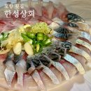 포항 쌍사 횟집 고등어회 밀치 광어 &#34;한성상회&#34; 후기