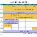 19세~65세 이상까지, 성인에게 필요한 예방접종 이미지