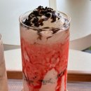 미평동카페 떼루와 여수전남대점: 꿀꿀바스무디, 팥스무디